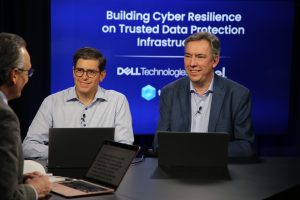 Travis Vigil, SVP of product management, and Rob Emsley, director of data protection marketing, Dell Technologies, talk to theCUBE about the latest in cyber resilience at Dell’s “Building Cyber Resilience” event.