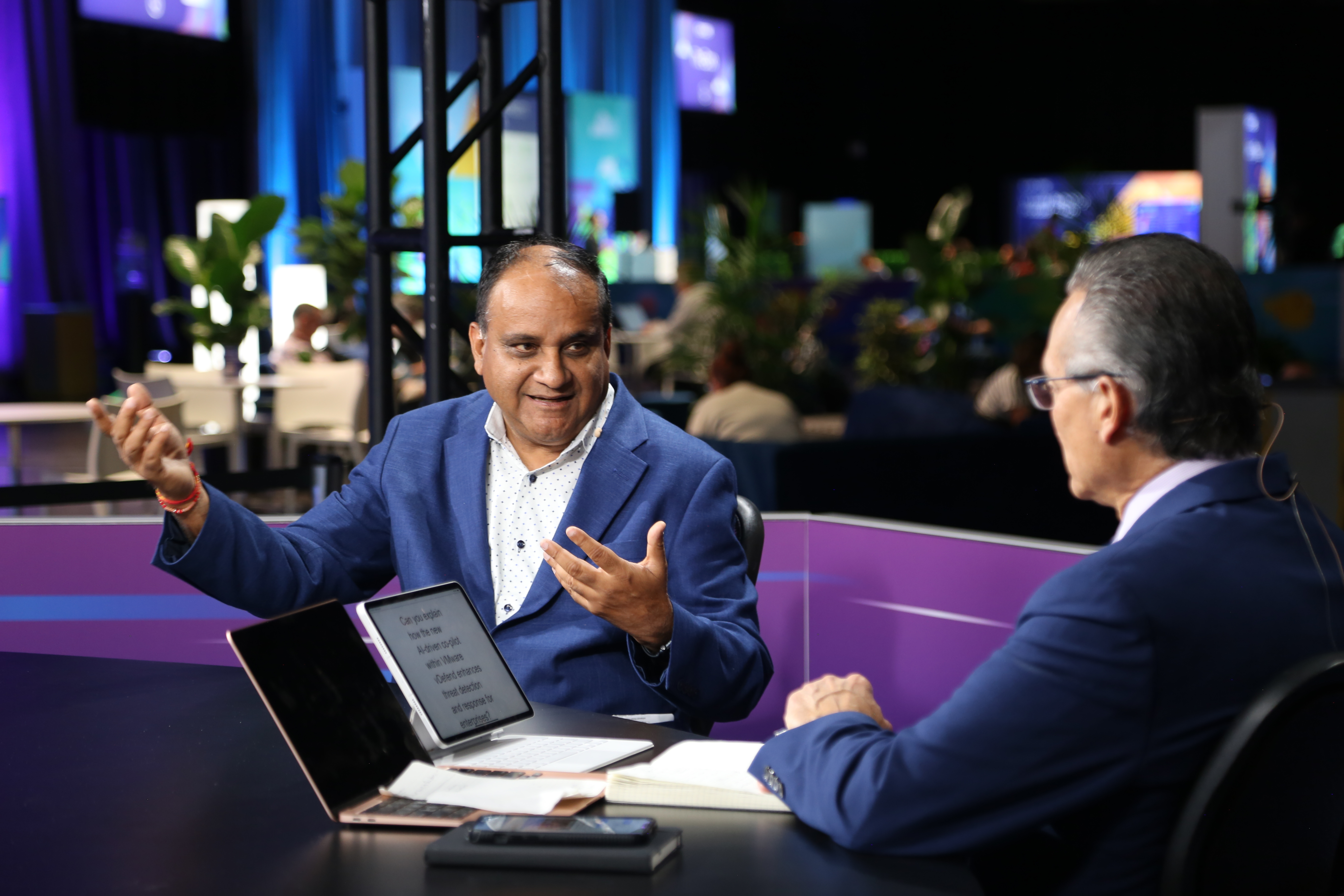 Umesh Mahajan, vice president and general manager for application networking and security at Broadcom Inc. discussed AI enterprise security during VMware Explore 2024.